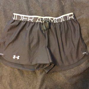 Gray Under Armour shorts